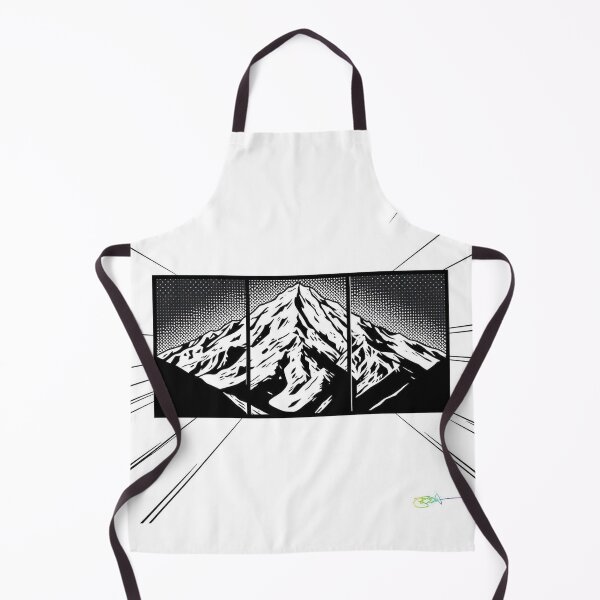 Item preview, Framed Burst Mountain – Minimal Comic Poster - Pop Art Mountain Landscape Love designed and sold by Benito Del Ray.