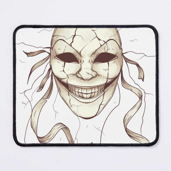 Item preview, Creepy Halloween Mask – Cracked Scary Face Horror Illustration designed and sold by EchoofElijah.