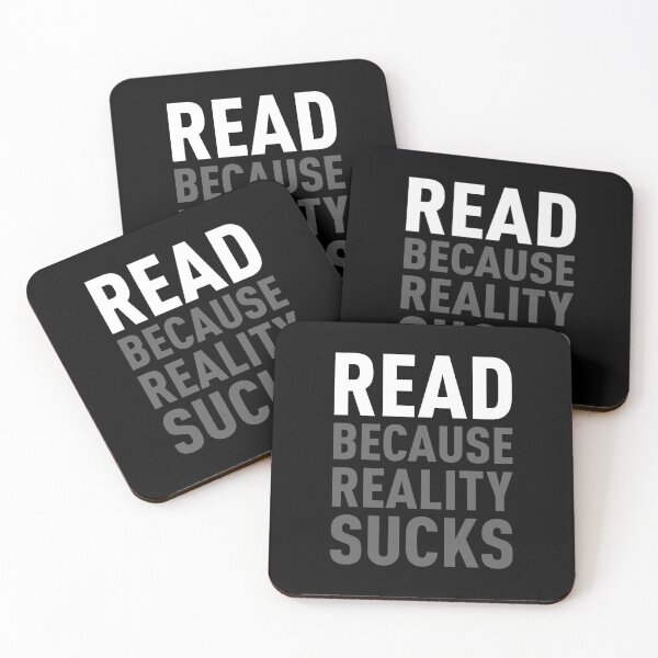Item preview, Read. Because Reality Sucks designed and sold by The Common Tee.