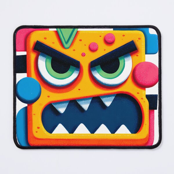 Item preview, Colorful Angry Face designed and sold by DesignArtist.ia.