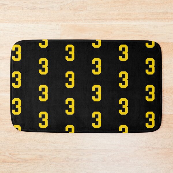 Item preview, Bold Yellow Sports Number 3 designed and sold by NECHSTORE.