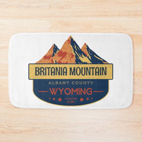Item preview, Britania Mountain, Albany County, Wyoming, Mountain Design designed and sold by Wanderful-roads.