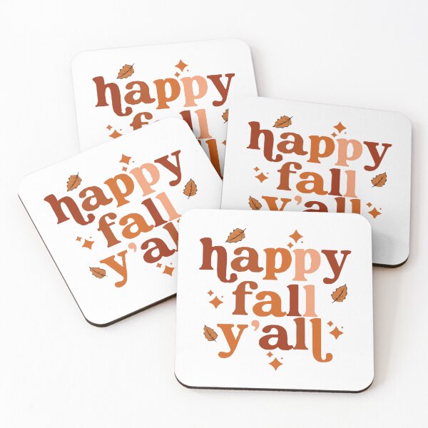 Item preview, Happy Fall Y'all - Autumn Typography Leaf Design designed and sold by designsoftinaa.
