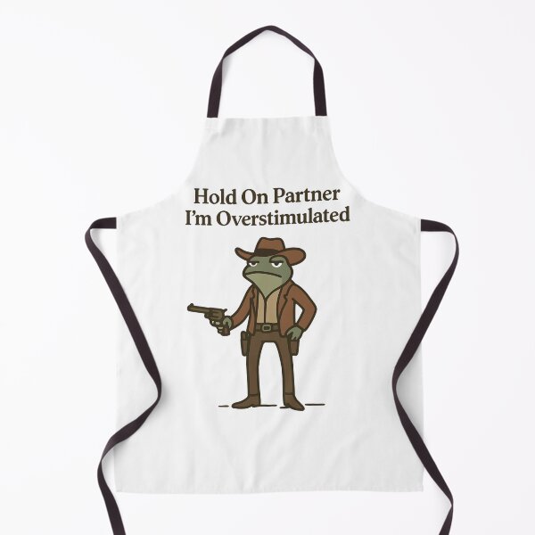 Item preview, Hold on Partner I'm Overstimulated designed and sold by Friendly Tee Shop.