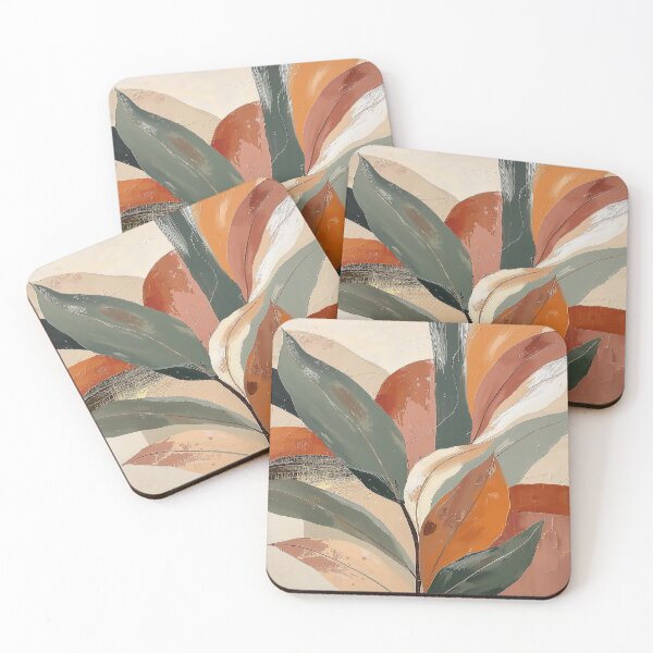 Item preview, Boho Chic Wall Art - Autumn Inspired Botanical Abstract designed and sold by MarvinStudios.