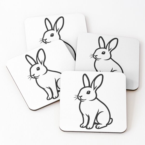 Item preview, Rabbit Sitting designed and sold by theartfulaspie.
