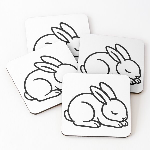 Item preview, Rabbit Sleeping designed and sold by theartfulaspie.