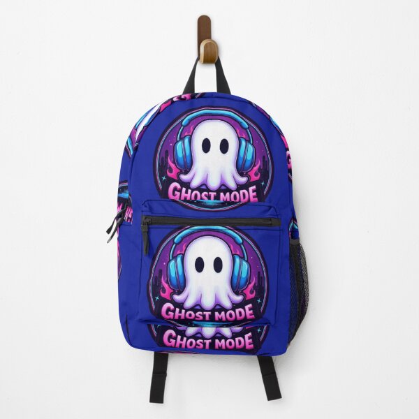 Item preview, mascot ghost with headphones designed and sold by Mike Kiev art.
