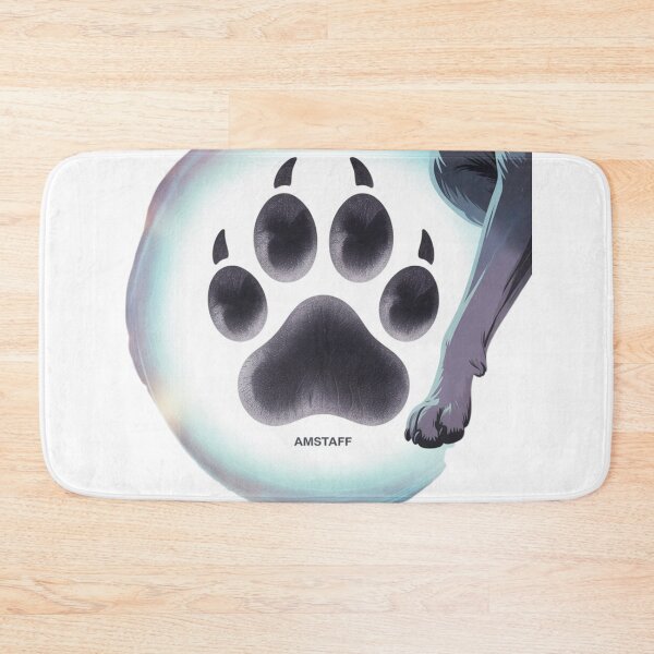 Item preview, A sweet-looking paw print of an Amstaff. designed and sold by Prilvo.