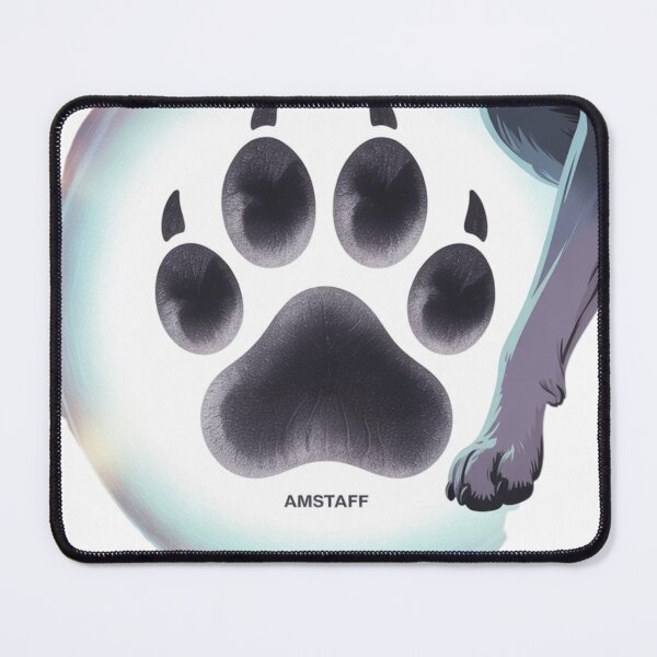 Item preview, A sweet-looking paw print of an Amstaff. designed and sold by Prilvo.