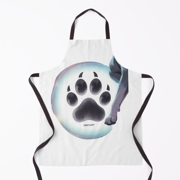 Item preview, A sweet-looking paw print of an Amstaff. designed and sold by Prilvo.