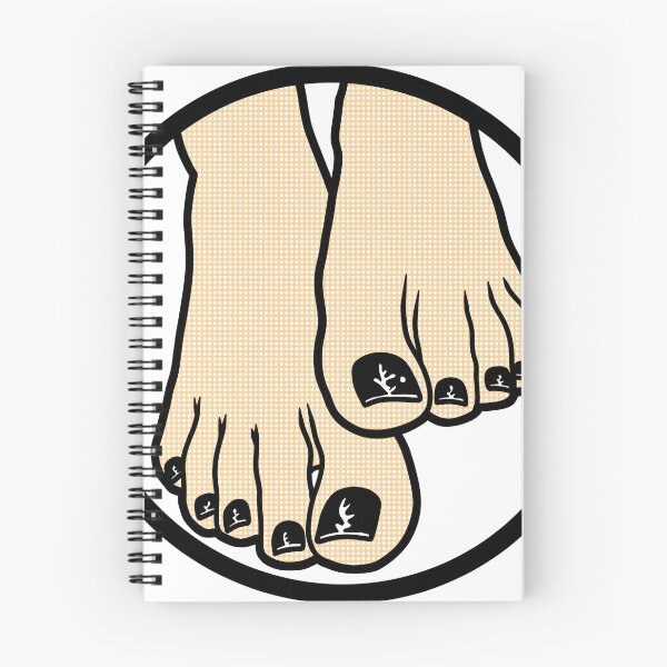 Item preview, Goth Toes Badge designed and sold by SolefulStickers.