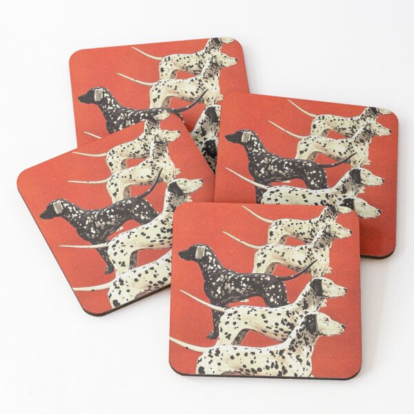 Item preview, vintage red dalmations designed and sold by annabellina.