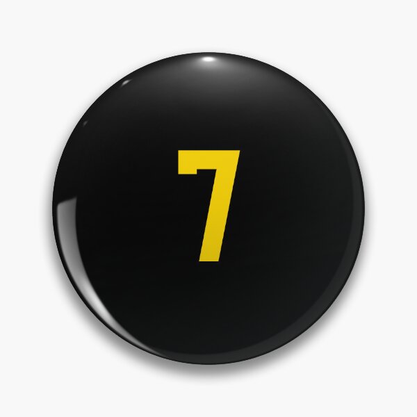 Item preview, Bold Yellow Sports Number 7 designed and sold by NECHSTORE.
