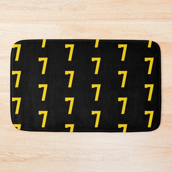 Item preview, Bold Yellow Sports Number 7 designed and sold by NECHSTORE.