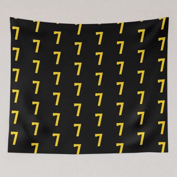 Item preview, Bold Yellow Sports Number 7 designed and sold by NECHSTORE.