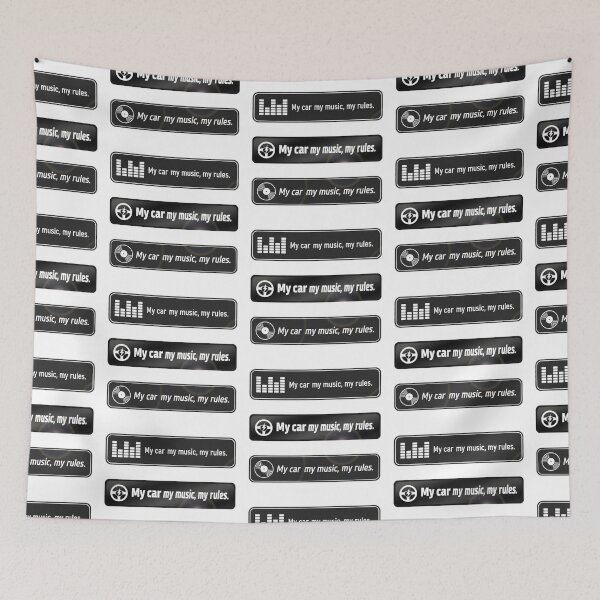Item preview, My car, my music, my rules. designed and sold by Gnfree.