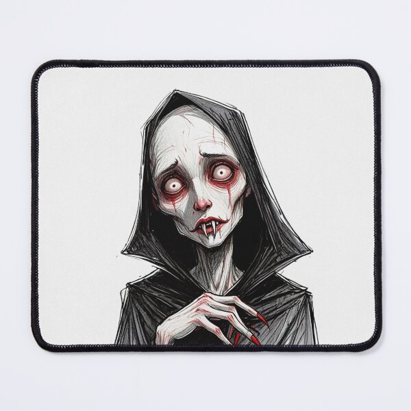 Item preview, Vampire cartoon illustration designed and sold by Vintage Designs +.