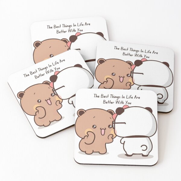 Item preview, The Best Things In Life Are Better With You Bubu Dudu Panda And Brownie Bear Couple 2026 designed and sold by OceanLiveArts.