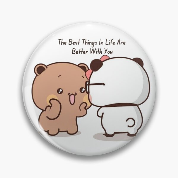 Item preview, The Best Things In Life Are Better With You Bubu Dudu Panda And Brownie Bear Couple 2026 designed and sold by OceanLiveArts.