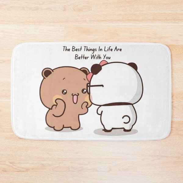 Item preview, The Best Things In Life Are Better With You Bubu Dudu Panda And Brownie Bear Couple 2026 designed and sold by OceanLiveArts.