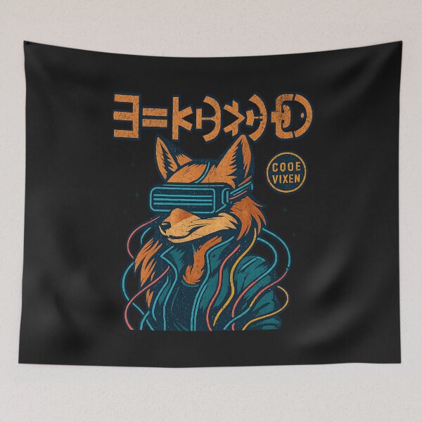 Artikelvorschau, Cyberpunk Vixen Fox entworfen und verkauft von AwesomeBeyondLimits.