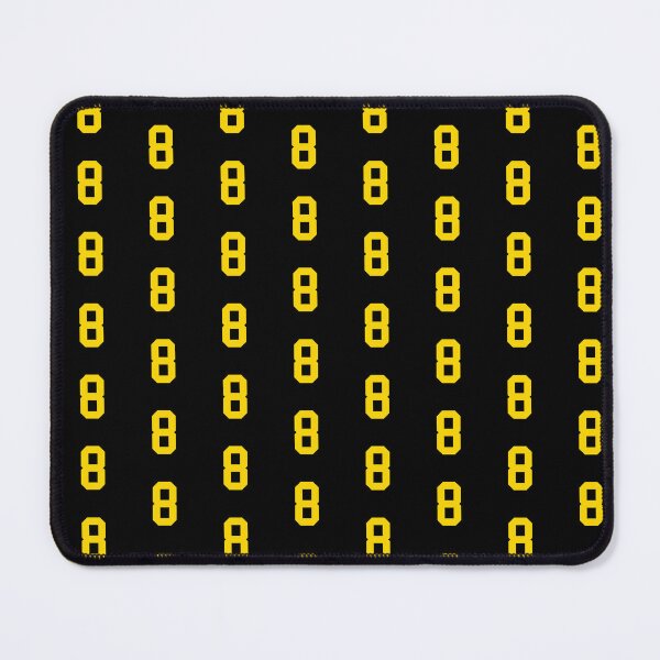 Item preview, Bold Yellow Sports Number 8 designed and sold by NECHSTORE.
