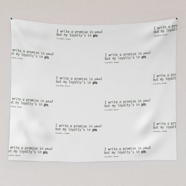 Item preview, I write a promise in pencil designed and sold by Mysterious Goose .