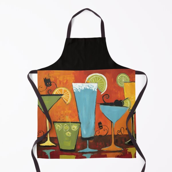 Item preview, Raise Your Glass to Halloween with Colorful Cocktails Citrus Garnishes and Whimsical Swirls designed and sold by OlfactoART Studio.