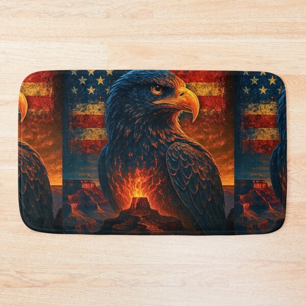 Item preview, Freedom Eagle | Grunge American Flag Canyon Patriotic Art designed and sold by DireBlaze.