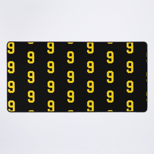 Item preview, Bold Yellow Sports Number 9 designed and sold by NECHSTORE.