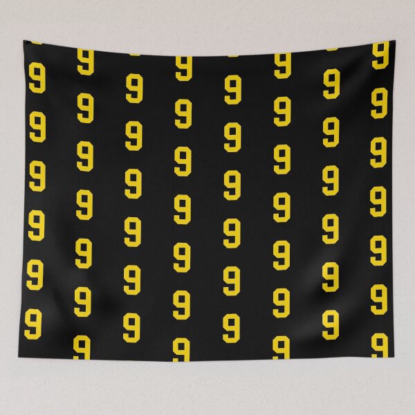 Item preview, Bold Yellow Sports Number 9 designed and sold by NECHSTORE.