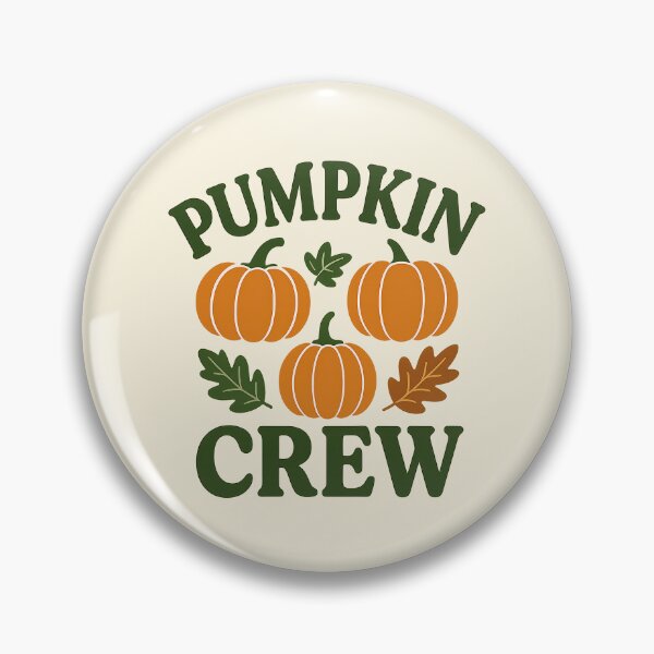 Item preview, Pumpkin Crew typography with pumpkins – isolated design designed and sold by GabbyKI261.
