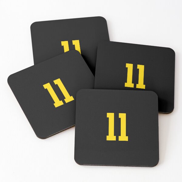 Item preview, Bold Yellow Sports Number 11 designed and sold by NECHSTORE.