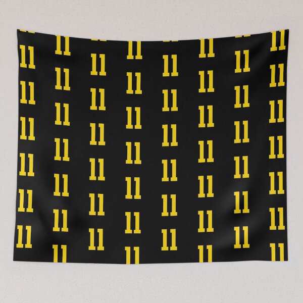 Item preview, Bold Yellow Sports Number 11 designed and sold by NECHSTORE.