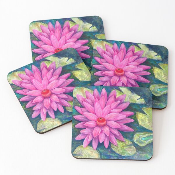 Item preview, Pink Tropical Water Lily designed and sold by robinpaints.