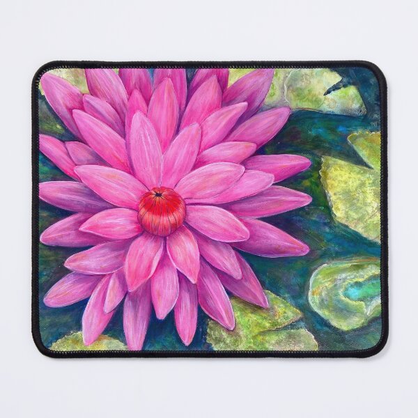 Item preview, Pink Tropical Water Lily designed and sold by robinpaints.