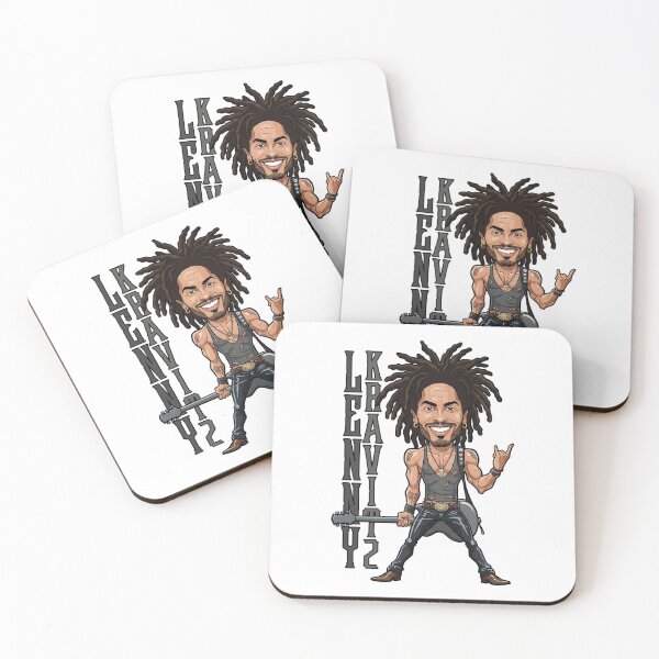 Item preview, Smiling Lenny Kravitz in rock and roll style designed and sold by vectorlove.