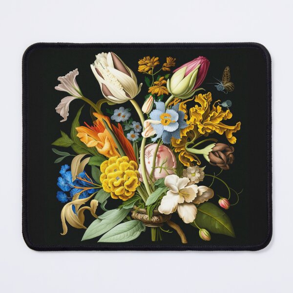 Item preview, Lush bouquet of flowers in the style of Flemish old masters fashionable stylish New Look designed and sold by G-M-Designs.