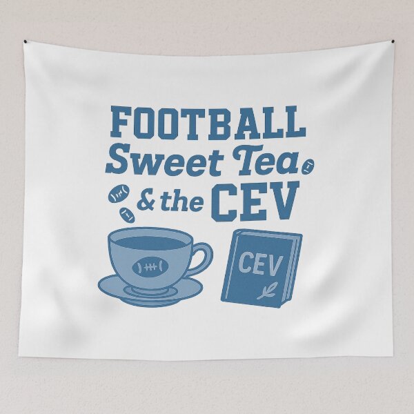 Item preview, Football, Sweet Tea CEV designed and sold by MamaAndBeanie.