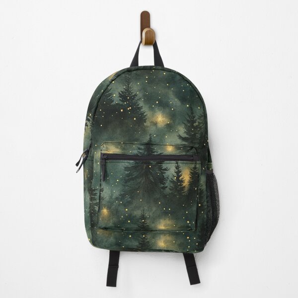 Item preview, Night Forest Dark Green Watercolor Trees All Over designed and sold by Feeling Artsy.