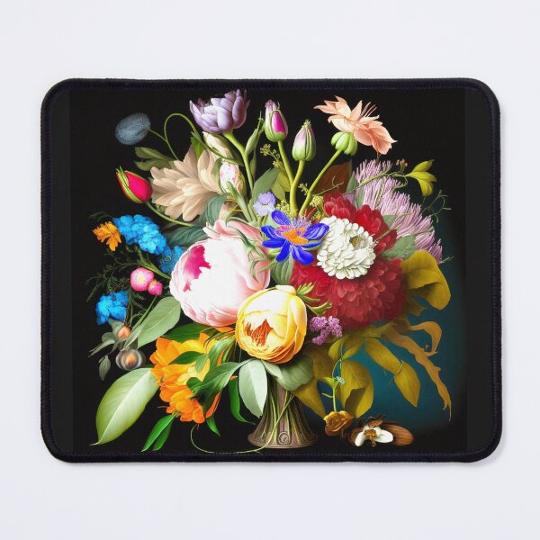 Item preview, Lush bouquet of flowers in the style of Flemish old masters fashionable stylish New Look designed and sold by G-M-Designs.