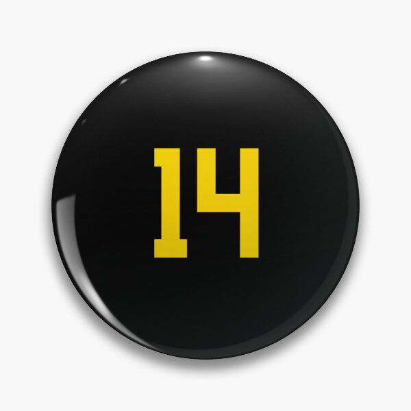 Item preview, Bold Yellow Sports Number 14 designed and sold by NECHSTORE.