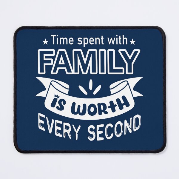 Item preview, Time Spent With Family Is Worth Every Second | Inspirational Family Quote | Home & Gift Décor designed and sold by Hope & Light Designs.