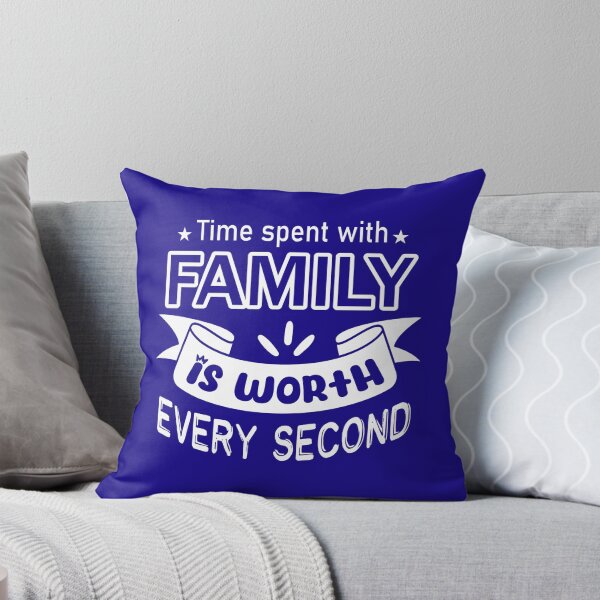 Item preview, Time Spent With Family Is Worth Every Second | Inspirational Family Quote | Home & Gift Décor designed and sold by Hope & Light Designs.