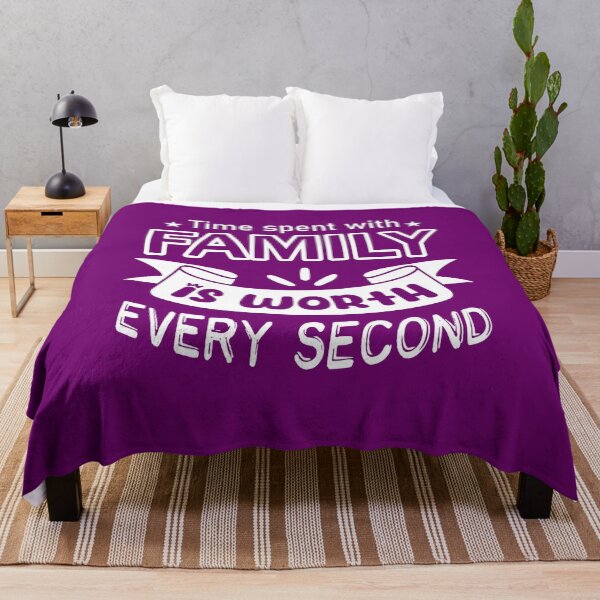 Item preview, Time Spent With Family Is Worth Every Second | Inspirational Family Quote | Home & Gift Décor designed and sold by Hope & Light Designs.