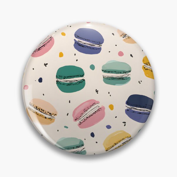 Item preview, Colorful Macaron Pattern – Whimsical Sweet Treat Design designed and sold by Snifferius.