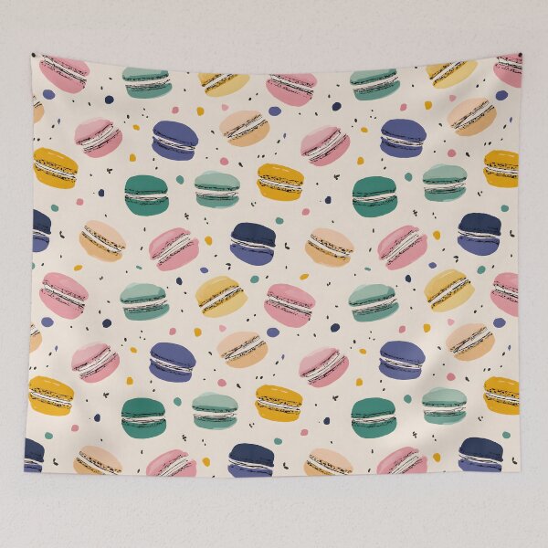 Item preview, Colorful Macaron Pattern – Whimsical Sweet Treat Design designed and sold by Snifferius.