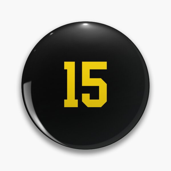 Item preview, Bold Yellow Sports Number 15 designed and sold by NECHSTORE.