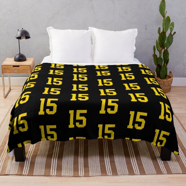 Item preview, Bold Yellow Sports Number 15 designed and sold by NECHSTORE.